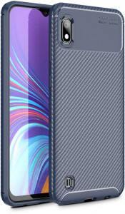 - Toto TPU Carbon Fiber 1,5mm Case Samsung Galaxy A10 Dark Blue