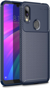 - Toto TPU Carbon Fiber 1,5mm Case Xiaomi Redmi 7 Dark Blue