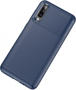 - Toto TPU Carbon Fiber 1,5mm Case Samsung Galaxy A70 Dark Blue 3