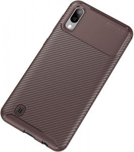 - Toto TPU Carbon Fiber 1,5mm Case Samsung Galaxy M10 Coffee 3