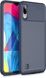 - Toto TPU Carbon Fiber 1,5mm Case Samsung Galaxy M10 Dark Blue