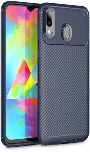 - Toto TPU Carbon Fiber 1,5mm Case Samsung Galaxy M20 Dark Blue