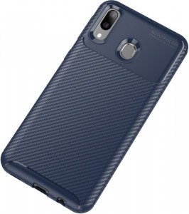 - Toto TPU Carbon Fiber 1,5mm Case Samsung Galaxy M20 Dark Blue 3