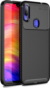 - TOTO TPU Carbon Fiber 1,5mm Case Xiaomi Redmi Note 7/Note 7S/Note 7 Pro Black #I/S