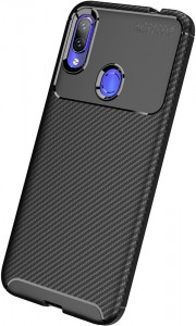 - TOTO TPU Carbon Fiber 1,5mm Case Xiaomi Redmi Note 7/Note 7S/Note 7 Pro Black #I/S 3