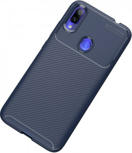 - Toto TPU Carbon Fiber 1,5mm Case Xiaomi Redmi Note 7/Note 7S/Note 7 Pro Dark Blue 3