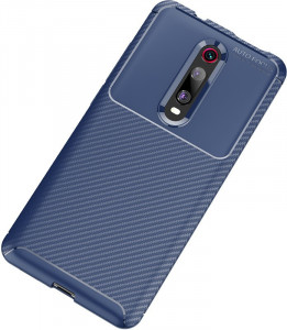 - Toto TPU Carbon Fiber 1,5mm Case Xiaomi Redmi Mi 9T/Mi 9T Pro/Redmi K20/K20 Pro Dark Blue 3