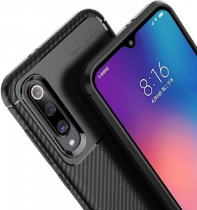 - Toto TPU Carbon Fiber 1,5mm Case Xiaomi Mi 9 SE Black 7