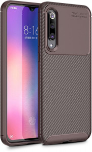 - Toto TPU Carbon Fiber 1,5mm Case Xiaomi Mi 9 SE Coffee