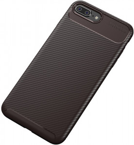 - Toto TPU Carbon Fiber 1,5mm Case Apple iPhone 7 Plus/8 Plus Coffee 3