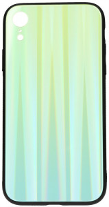 - Toto Aurora Print Glass Case Apple iPhone XR Green