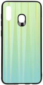 - TOTO Aurora Print Glass Case Samsung Galaxy A20/A30 Green #I/S