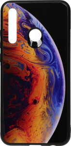 - Toto Print Glass Space Case Huawei P Smart+ 2019 Violet