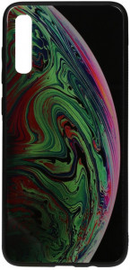 - Toto Print Glass Space Case Samsung Galaxy A70 Green