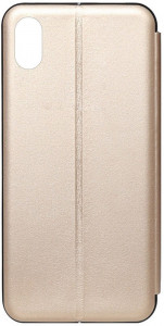 - TOTO Book Rounded Leather Case Apple iPhone XR Gold #I/S 3