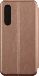 - TOTO Book Rounded Leather Case Huawei P30 Rose Gold #I/S