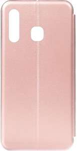 - TOTO Book Rounded Leather Case Samsung Galaxy A20/A30 Rose Gold #I/S 3