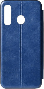 - TOTO Book Rounded Leather Case Samsung Galaxy A20/A30 Navy Blue #I/S 3