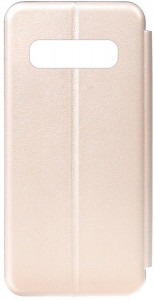 - TOTO Book Rounded Leather Case Samsung Galaxy S10 Gold #I/S 3