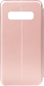 - TOTO Book Rounded Leather Case Samsung Galaxy S10 Rose Gold #I/S 3