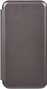 - TOTO Book Rounded Leather Case Samsung Galaxy A10s Gray #I/S