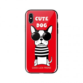   TPU WK WPC-087  iPhone XS Max Cute Dog Red (681920360810)