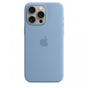   Apple iPhone 15 Pro Max  Apple Silicone Case with MagSafe Winter Blue (MT1Y3)