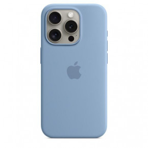 ����� ��� Apple iPhone 15 Pro  Apple Silicone Case with MagSafe Winter Blue (MT1L3)