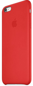 - Apple Leather Case iPhone 6/6S Red #I/S 3