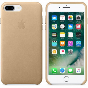 - Apple Leather Case iPhone 7/8 plus Gold 3