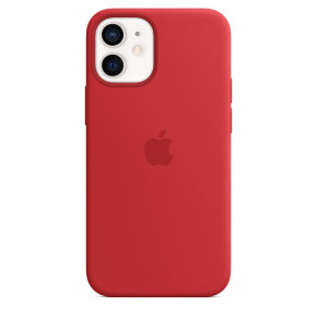   Apple iPhone 12 mini Apple Silicone Case with MagSafe (PRODUCT)RED (MHKW3) (MHKW3)