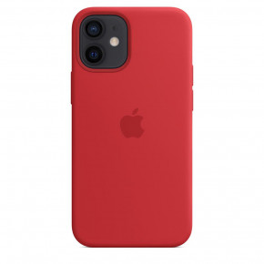   Apple iPhone 12 mini Apple Silicone Case with MagSafe (PRODUCT)RED (MHKW3) (MHKW3) 3