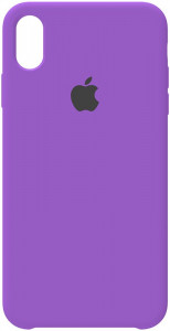 - Apple Silicone Case iPhone XS Max Purple