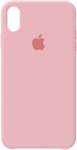 - Apple Silicone Case iPhone X/XS Rose Pink