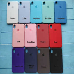   Apple Silicone Case iPhone XS Max Vivid blue