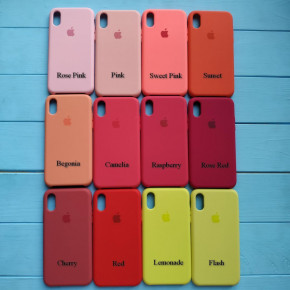   Apple Silicone Case  iPhone X, XS Cherry