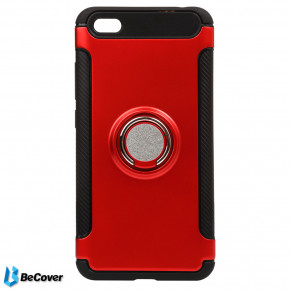 Magnetic Ring Stand BeCover  Xiaomi Redmi Note 5A Red (701769)