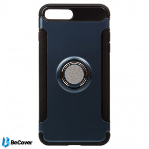 Magnetic Ring Stand BeCover  Apple iPhone 7 Plus/8 Plus Blue (701777)