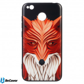  3D Print BeCover Xiaomi Redmi 4X Fox (702011)