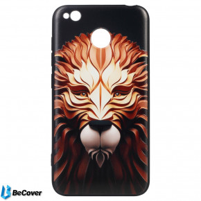  3D Print BeCover Xiaomi Redmi 4X Lion (702013)