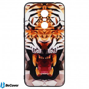  3D Print BeCover Xiaomi Redmi 5 Plus Tiger (702092)