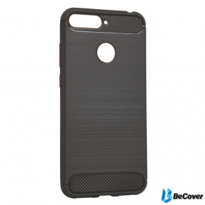 More Carbon Series BeCover Huawei Y6 2018 / Y6 Prime 2018 Grey (702476) 4