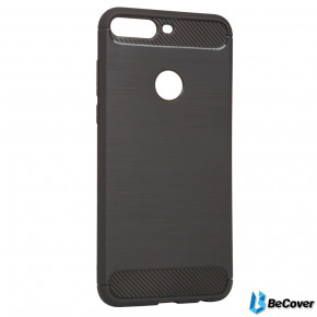  Carbon Series BeCover Huawei Y7 Prime 2018 Gray (702479) 4