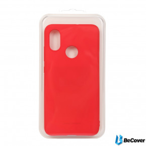  Matte Slim TPU BeCover Xiaomi Mi 8 Red (702706)