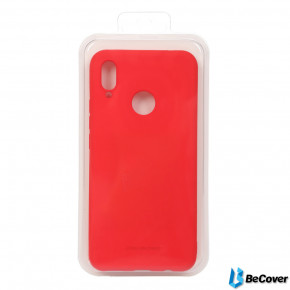  Matte Slim TPU BeCover Huawei P Smart+ Red (702744)