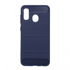  Carbon Series BeCover  Samsung Galaxy A20 2019 SM-A205 Deep Blue (703528)