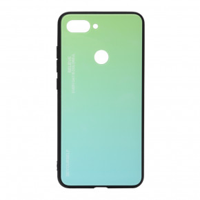  Gradient Glass BeCover Xiaomi Mi 8 Lite Green-Blue (703572)