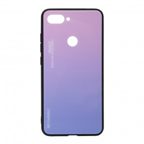  Gradient Glass BeCover Xiaomi Mi 8 Lite Pink-Purple (703573)