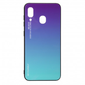  Gradient Glass BeCover Samsung Galaxy A40 2019 SM-A405 Purple-Blue (703861)