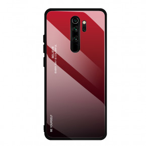  Gradient Glass BeCover  Xiaomi Redmi Note 8 Pro Red-Black (704456)